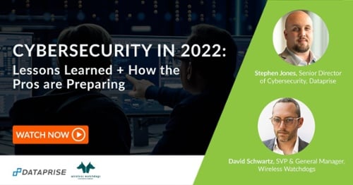 Watch "Cybersecurity in 2022: Lessons Learned + How the Pros are Preparing".