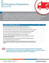 IT Emergency Preparedness Checklist download 082117