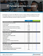 IT Partner Selection Checklist Downloadable