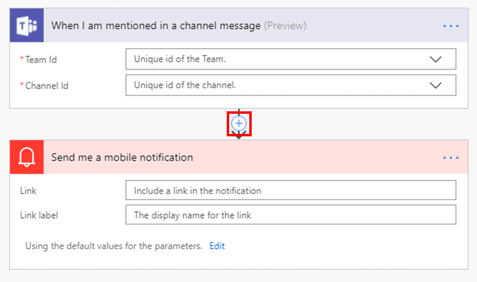 Adding a condition on a Flow