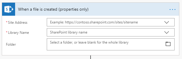 SharePoint connection for Microsoft Flow
