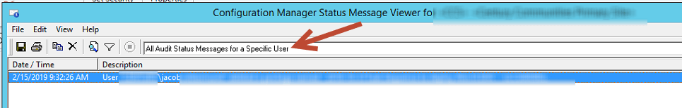 Status Messages by User