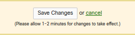 Save changes to content filtering policies