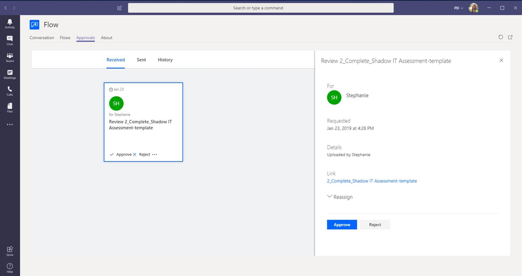 Office 365 Approval Email through Flow