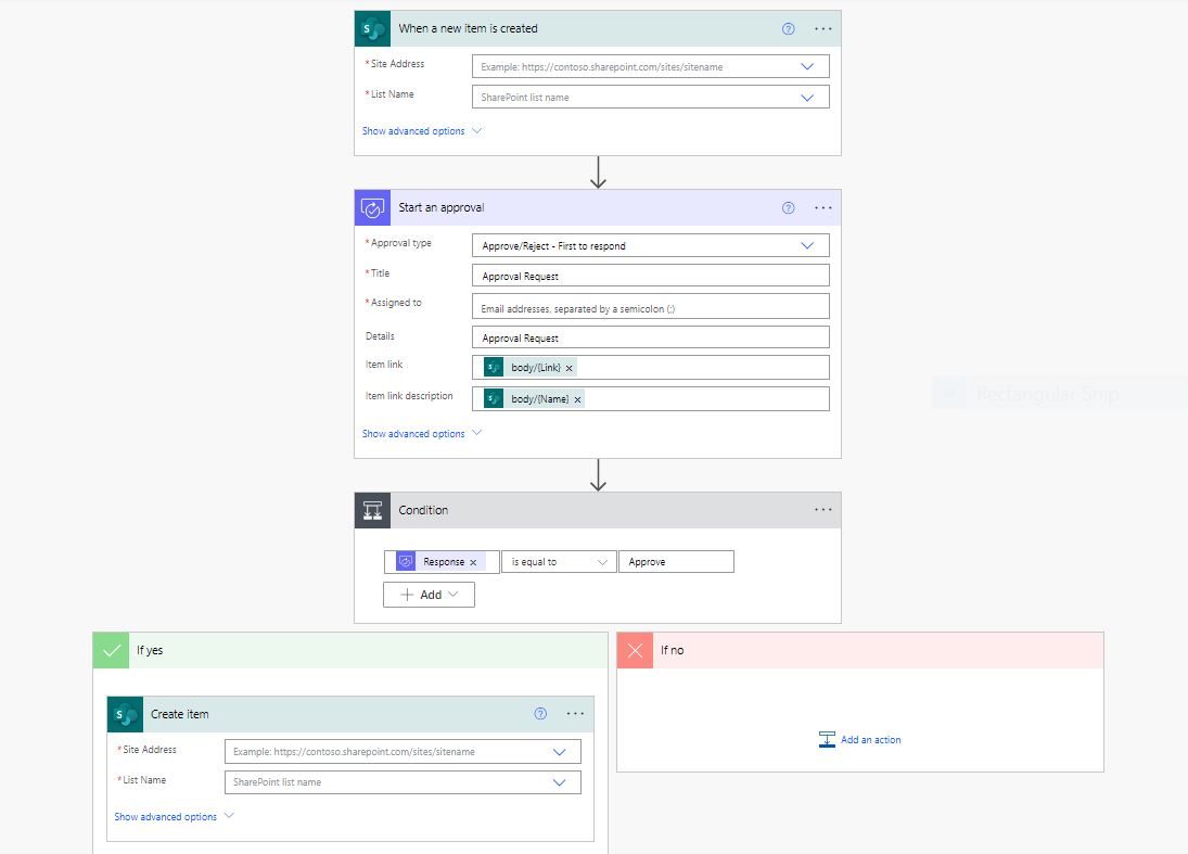 Fill in the necessary details of your approval workflow.