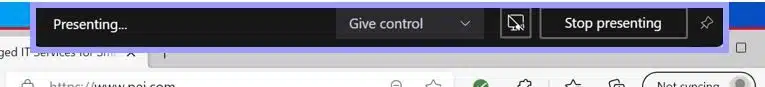 If you move your cursor to the top of your screen, you will be prompted with more Call Options.
