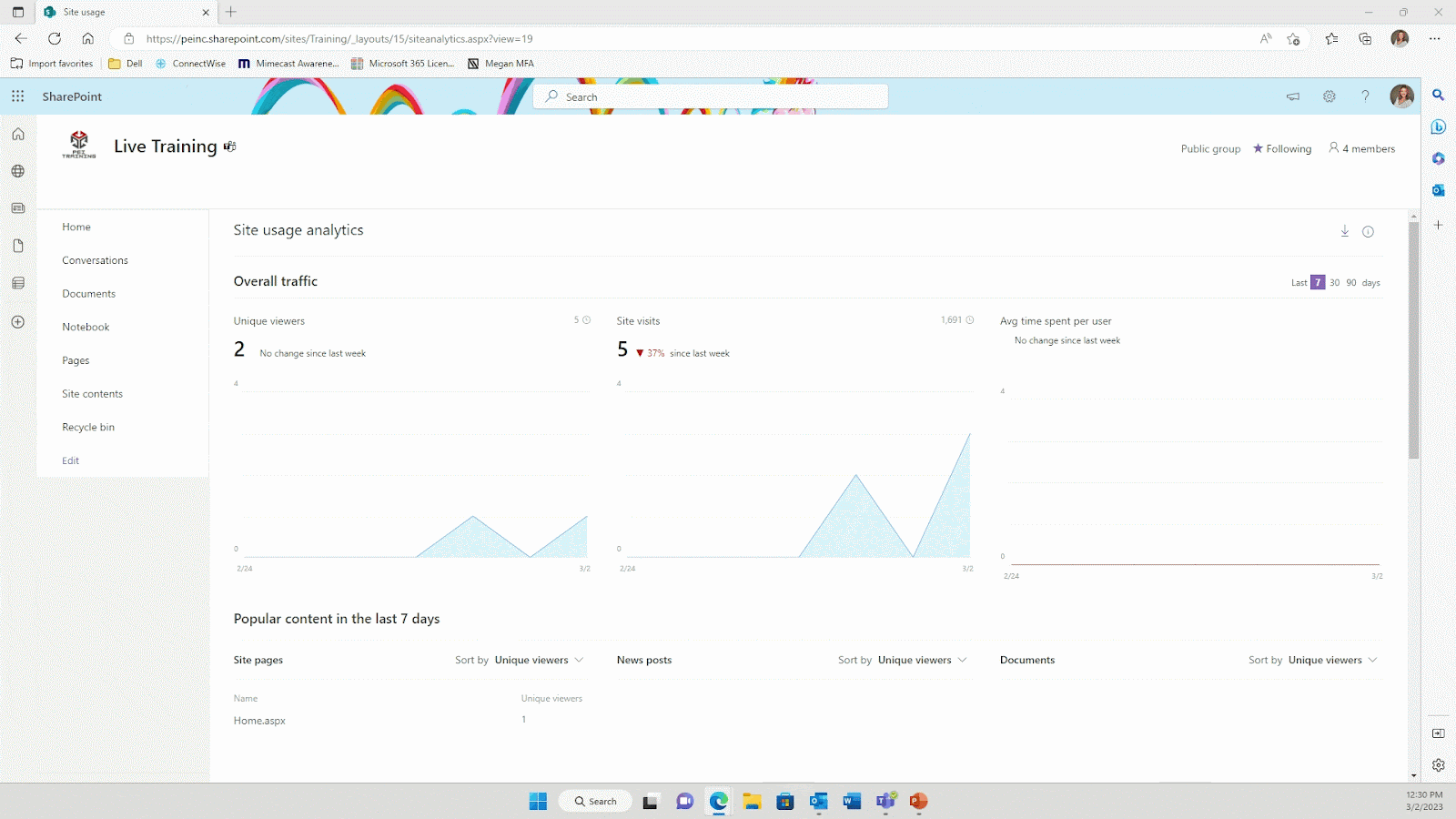 SharePoint Tracking Files