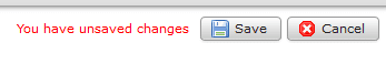 AMP Policy Save button
