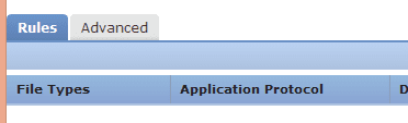 Cisco Security Management Server advanced tab