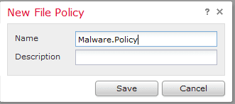 Cisco Security Management Server new file policy