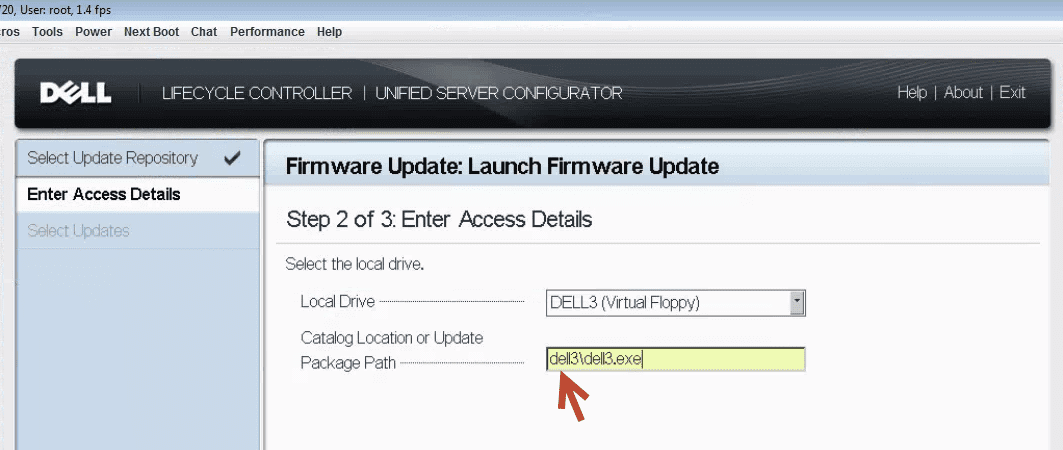 Dell Firmware Update Error SUP530