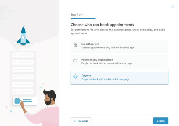 choose who can book appointments
