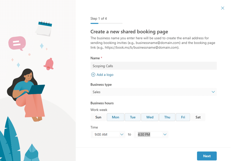 create from scratch