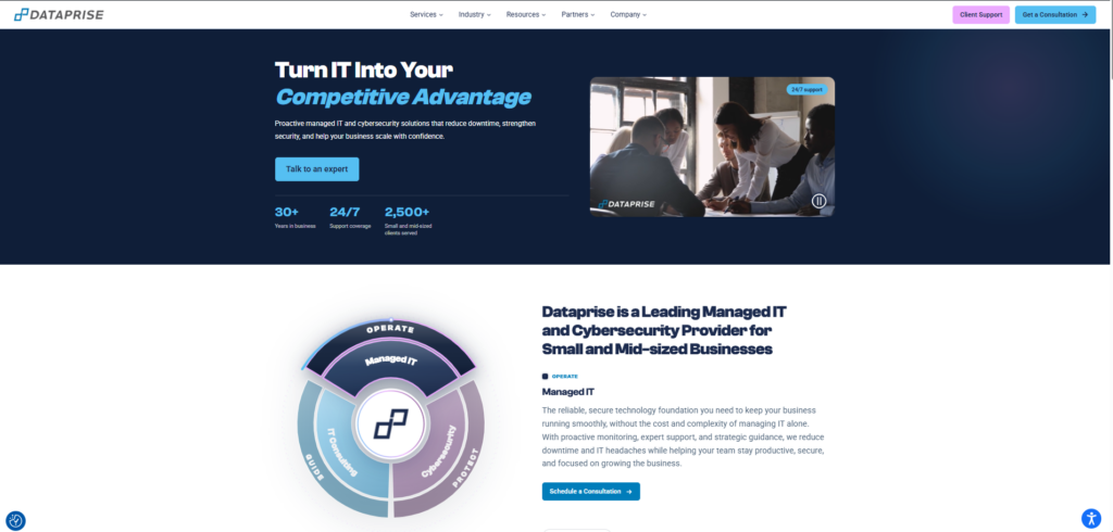 dataprise website