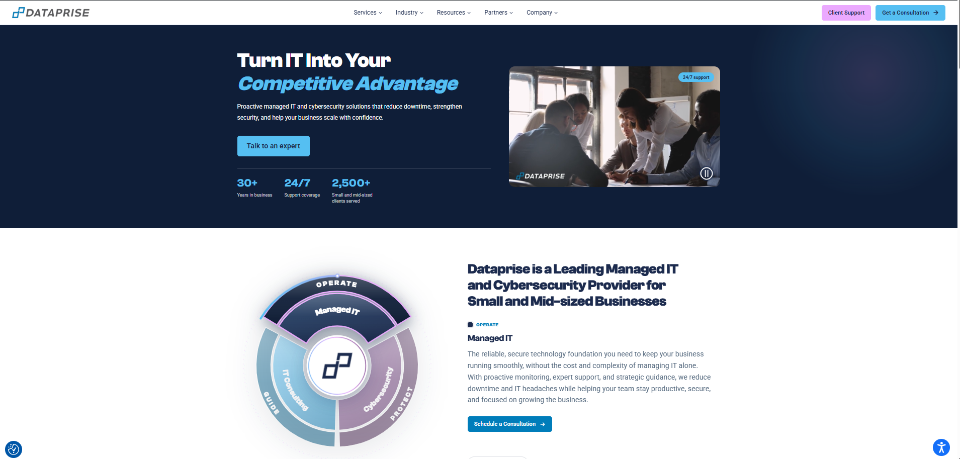 dataprise website