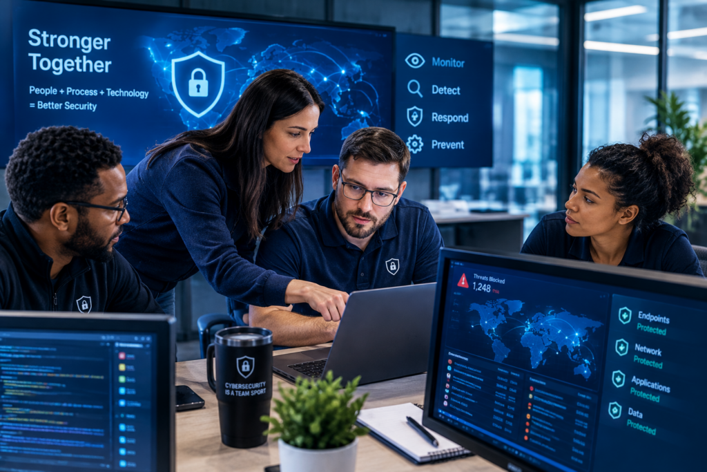 Cybersecurity Team in Action