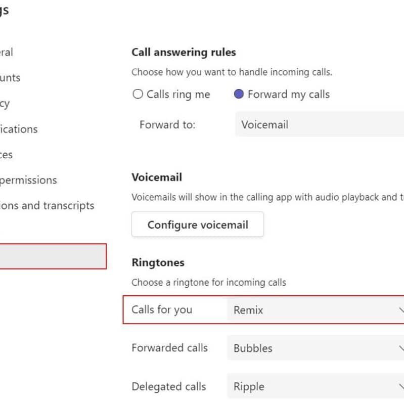 Set and Preview Ringtones in Microsoft Teams