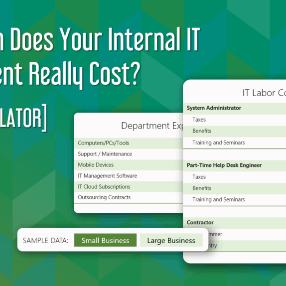 What Does IT Costs To Run Your IT Department with Free Calculator