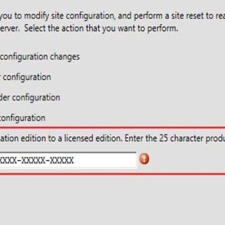 SCCM Trial Upgrade License Key