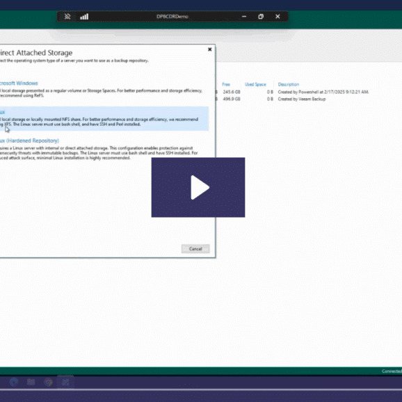 Veeam Backup Respository