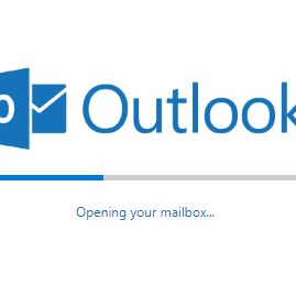 outlook web app opening
