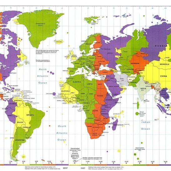 Time Zone Map