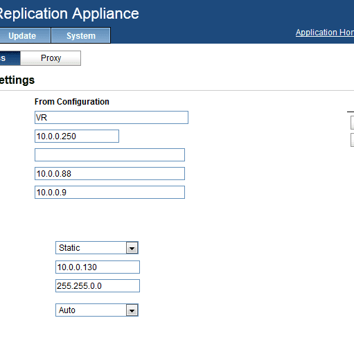vSphere Replication Appliance